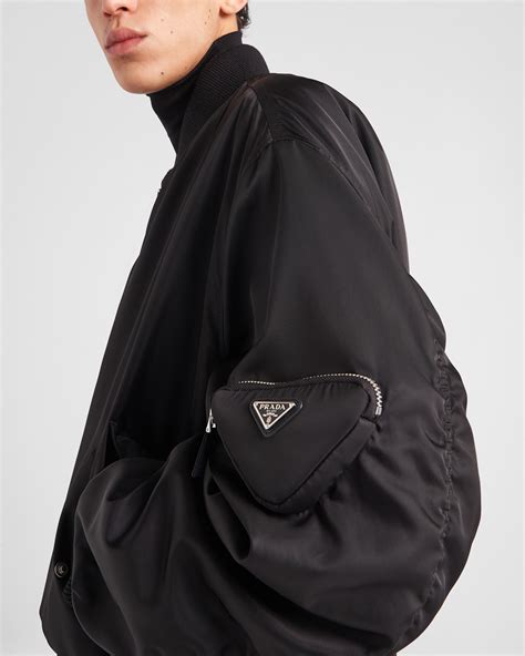 prada nylon bomber.